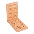 thumbnail image 2 of Classic Foldable Wooden Mancala Board Game Strategy Game Easy Store, 2 of 4