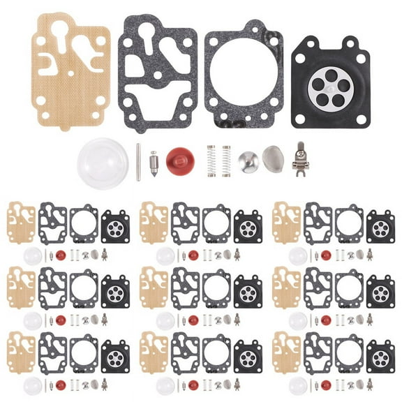 10 SETS Carburetor Repair Kit for 40-5 44-5 32 34 26 Brush Cutter Grass Trimmer Replacem ma859