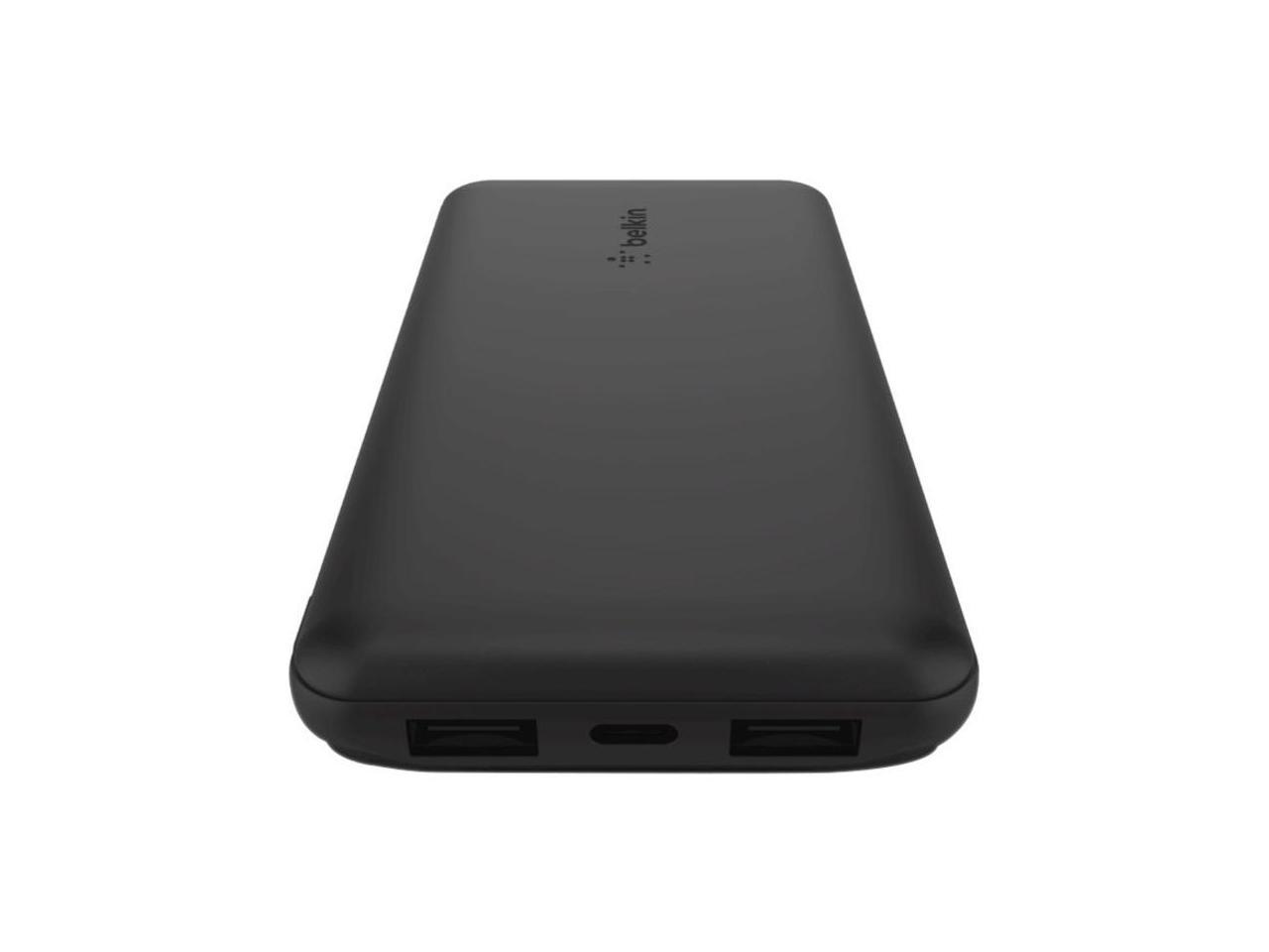 Belkin BoostCharge USB-C Portable Charger 10K Power Bank w/ 1 USB-C Port and 2 USB-A Ports & Included USB-C to USB-A Cable for iPhone 15, 15 Plus, 15 Pro, 15 Pro Max & More - Black - image 3 of 9