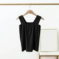 thumbnail image 4 of Npasoilc Summer Modal Tube Suspender Tops for Women Wide Strap Square Neck Cami Shirts Soft Breathbale Straight Blouse Casual Loose Homewear Shirts, 4 of 4