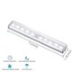 thumbnail image 2 of ZHAOCHENG Paquete de 3 luces LED con sensor de movimiento para gabinete, luz magnética activada por movimiento, iluminación debajo del mostrador, recargable por USB, inalámbricas, para armario de coci, 2 of 3