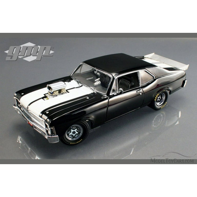 1970 Chevy Nova 1320 Kings Drag Car, Black with White