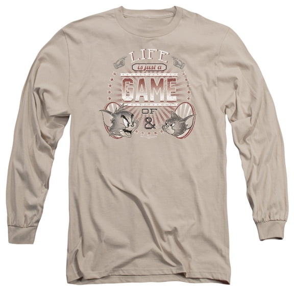 Tom And Jerry - Life Is A Game - Long Sleeve Shirt - Medium