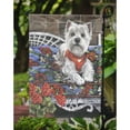 thumbnail image 3 of Westie Hannah Mae Garden Flag, 3 of 3