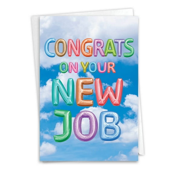 1 New Job Card with Envelope - (Not 3D or Layered) C5651RNJG