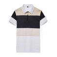 thumbnail image 1 of YDLCAFD Mens Casual Shirt Digital Printed Striped Button Down Top, 1 of 9