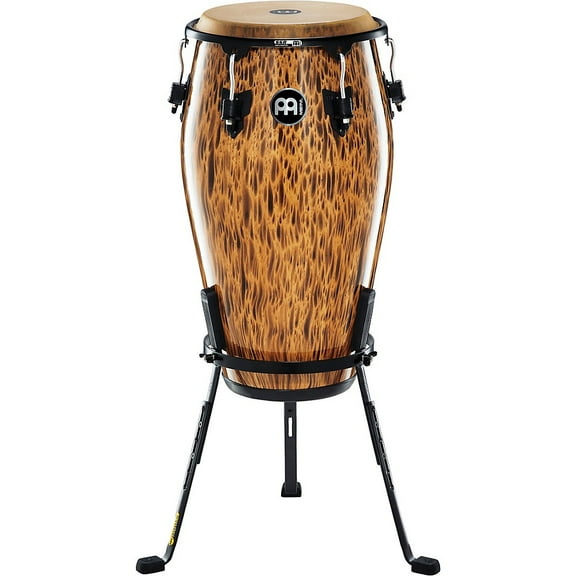 MEINL 30th Anniversary Edition Marathon Classic Series Conga with Steely II Stand Leopard Burl 12.5