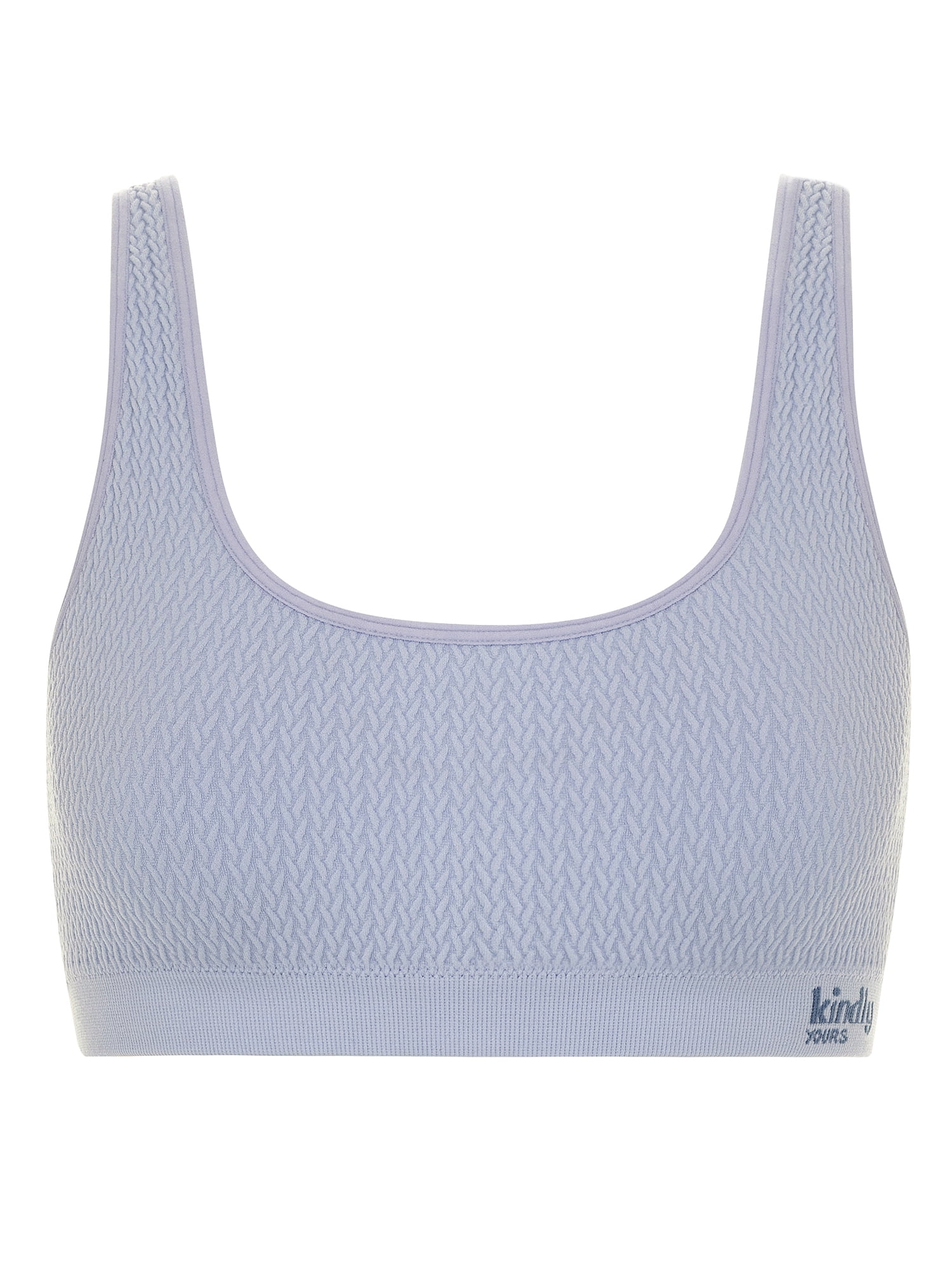 Kindly Yours Women’s Wire-Free Seamless Knit-Texture Bralette, Sizes S-XXXL