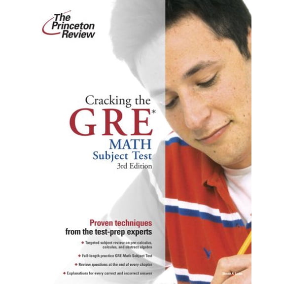 Pre-Owned Cracking the GRE Math Test, 3rd Edition (Paperback) 0375764917 9780375764912