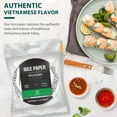 thumbnail image 4 of Soeos Rice Paper, 3 Pack, 34 Sheets-Fresh Spring Roll Wrappers & Dumplings, 22cm Round, 4 of 9
