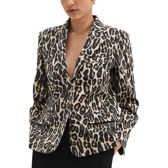 Theory womens Etiennette Wool-Blend Blazer, 2, Grey - Walmart.com
