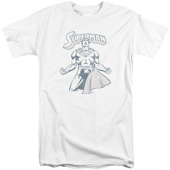 Superman Get Some Adult Tall T-Shirt White