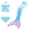 C, variant on 【Uhome】Girls Mermaid Bathing Suit 3PCS Hot Spring Bikini Swimsuits with Fish Tail Kids Beach Costume Set 3-12Y