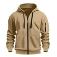 thumbnail image 6 of Essentials Zip Up Hoodies for Men 2025 Fall Winter Long Sleeve Plain Hooded Sweatshirt with Pockets Jacket Hoody, 6 of 8