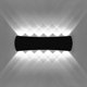 thumbnail image 1 of KAWELL Apliques de pared modernos de 12 W Luz de pared LED arriba hacia abajo Lámpara de pared de aluminio para interiores y exteriores LED impermeable IP65 para dormitorio, sala de estar, baño, escal, 1 of 1