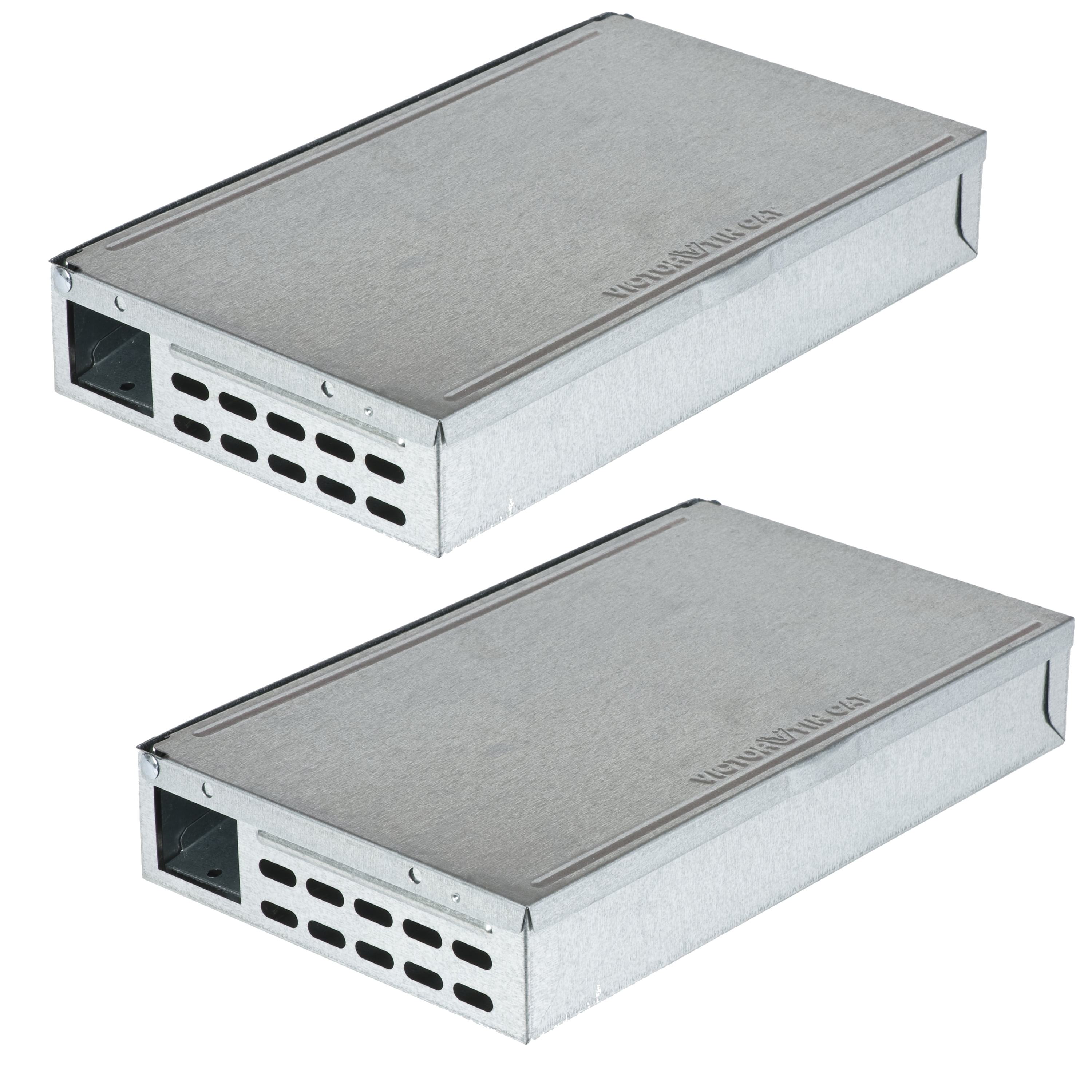 Victor TIN CAT Live Catch Mouse Trap 2 Pack