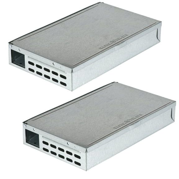 Victor TIN CAT Live Catch Mouse Trap - 2 Pack