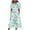 Light Blue, variant on ZVAVZ Cute Summer Outfits Fashion Women Casual Round Neck Printing Summer Short Sleeve Pockets Dress Ropa De Verano