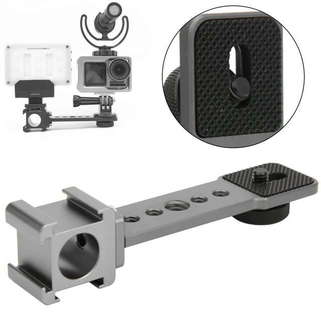 Better Hand Feeling Fine Workmanship Cold Shoe Adapter Bracket, Wear Bracket, Aluminum Alloy For Stabilizer, Camera Connect Microphone,