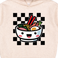 thumbnail image 3 of Inktastic Ramen Lover Checkered Toddler Hoodie, 3 of 4