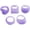 purple, variant on 5Pcs Set Y2k Colorful Chunky Resin Wide Thick Dome Irregular Knuckle Finger Ring Joint Stackable Acrylic Geometric Square Exaggerated for Women Retro Vintage Aesthetic Jewelry Transparent