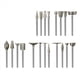 thumbnail image 5 of Juego de Talla de Piedra Brocas de Diamante, 120 Piezas Kits de Pulido Accesorios de Herramientas Rotativas con VáStago de 1/8 Pulgadas para Tallar, 5 of 5