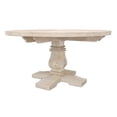 thumbnail image 4 of Benedict 58" Solid Wood Round Dining Set with 6 Ash Chairs in Ivory Boucle, 4 of 11