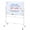 Silver, variant on Thehsnt 40"x28" Rolling Dry Erase Board – Magnetic Mobile Whiteboard, Height Adjustable Double Sided Easel for Office Classroom Home