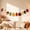 B, variant on 2 Pack Fall Felt Garland with Pumpkin, Acorn & Leaf Cutouts, Autumn Harvest Hanging Bunting Banner, Thanksgiving Halloween Farmhouse Wall Mantel Fireplace Home Party Decor