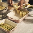 thumbnail image 4 of Staub Ceramic 2-pc Rectangular Baking Dish Set - Macaron Pastel Pink, 4 of 7