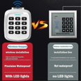 thumbnail image 4 of Universal Wireless Keypad Garage Door Opener 4-in-1 MultiFrequency Remote Control 280-868MHz, 4 of 5