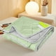 thumbnail image 4 of Edredón de verano de fibra de seda | Manta ligera de poliéster | Color liso rosa, verde, azul y menta | Funda de cama transpirable y fresca | Regalo acogedor para las noches de verano en int, 4 of 5