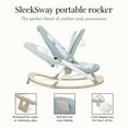 thumbnail image 4 of Dream On Me SleekSway Portable Rocker, Mint White, 4 of 7