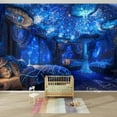 thumbnail image 2 of Modern Wallpaper Murals 3D Renaissance Space Themed Quilt Cosmic Ceiling Decor Peel and Stick Removable Self-Adhesive PVC Wall Stickers for Nursery Kids Bedroom TV Wall Decor, 2 of 5