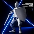 thumbnail image 5 of Dummy 13 Robot Action Figure in Armor,15th Generation Medieval Knight Action Fig, 5 of 5