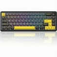 thumbnail image 4 of ATTACK SHARK Rapid Trigger Gaming Keyboard & Mouse Combo, X65 HE Wired Magnetic Switch Keyboard and R1 Wireless 59g Superlight Mouse w/Anti-Slip Grip (8000Hz, RT 0.01mm, RGB, 65hrs Battery), 4 of 9