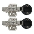 thumbnail image 1 of 2Set Stainless Steel Cabinet Glass Door Hinge 201 Display 201 Buffer Door Damping Cup Glass Door Damping Buffer Hinge with Door Door Hutch Shutter Hinges, 1 of 7
