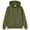 Army Green, variant on Delconic Womens Fleece Lined Zip Up Hoodie Long Sleeve Drawstring Hooded Sweatshirt Loose Fit Casual Jacket Outerwear Army Green L