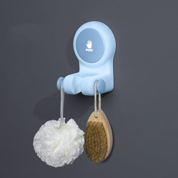 Organizadores de armario y almacenamiento Soporte para cabezal de ducha con ventosa para baño doméstico Soporte para cabezal de ducha ajustable sin perforaciones Incluye 2 ganchos Estante de almacenam