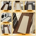thumbnail image 4 of Ottomanson Shaggy Non-Slip Rubberback Solid 2x5 Soft Indoor Runner Rug, 20'' x 59'', Cream, 4 of 13