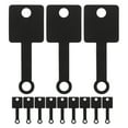 thumbnail image 2 of ibasenice 50Pcs Self Adhesive Bracelet Display Cards Black Foldable Jewelry Packing Cards for Retail and Craft Shows, 2 of 10