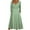 Green, variant on Herrnalise Women's Casual Loose Cross Tie V-Neck ButtonHem Dress Long Sleeve Knee Length Dresses S-3XL