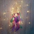 thumbnail image 5 of Unicorn Dream Catcher with Feathers Handmade Flower Pink Dream, 5 of 5