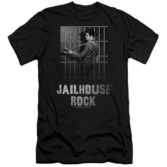 Elvis Presley - Jailhouse Rock - Premium Slim Fit Short Sleeve Shirt - X-Large