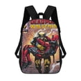 thumbnail image 1 of Deadpool and Wolverine-theme Backpack, Campus style schoolbag Bookbag with Adjustable Shoulder Straps And Large Zip Compartment, Unisex Travel Bags.17”, 1 of 6