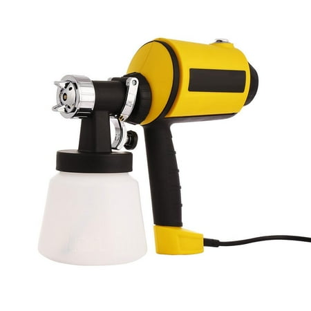 Texture Paint Sprayer - Hifashion Electric Paint Sprayer Gun Power Painter 400 Watt HVLP Spray Gun Kit for Home, 3 Nozzle model, Lightweight, Easy Spraying and Cleaning, Perfect for Beginner (US Stock) Yellow
