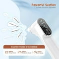 thumbnail image 6 of Baby Nasal Aspirator, Electric Nasal Aspirator for Baby with LED Light, Baby Nose Cleaner with 4 Silicone Nozzles & 3 Suction Levels, Rechargeable Nose Sucker for Newborn, Toddler and Infant, 6 of 8