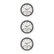 thumbnail image 3 of Cateissary Silent Non Ticking Wall Clock w/ Home Temperature Humidity Decor Display and Type1 NO1, 3 of 6