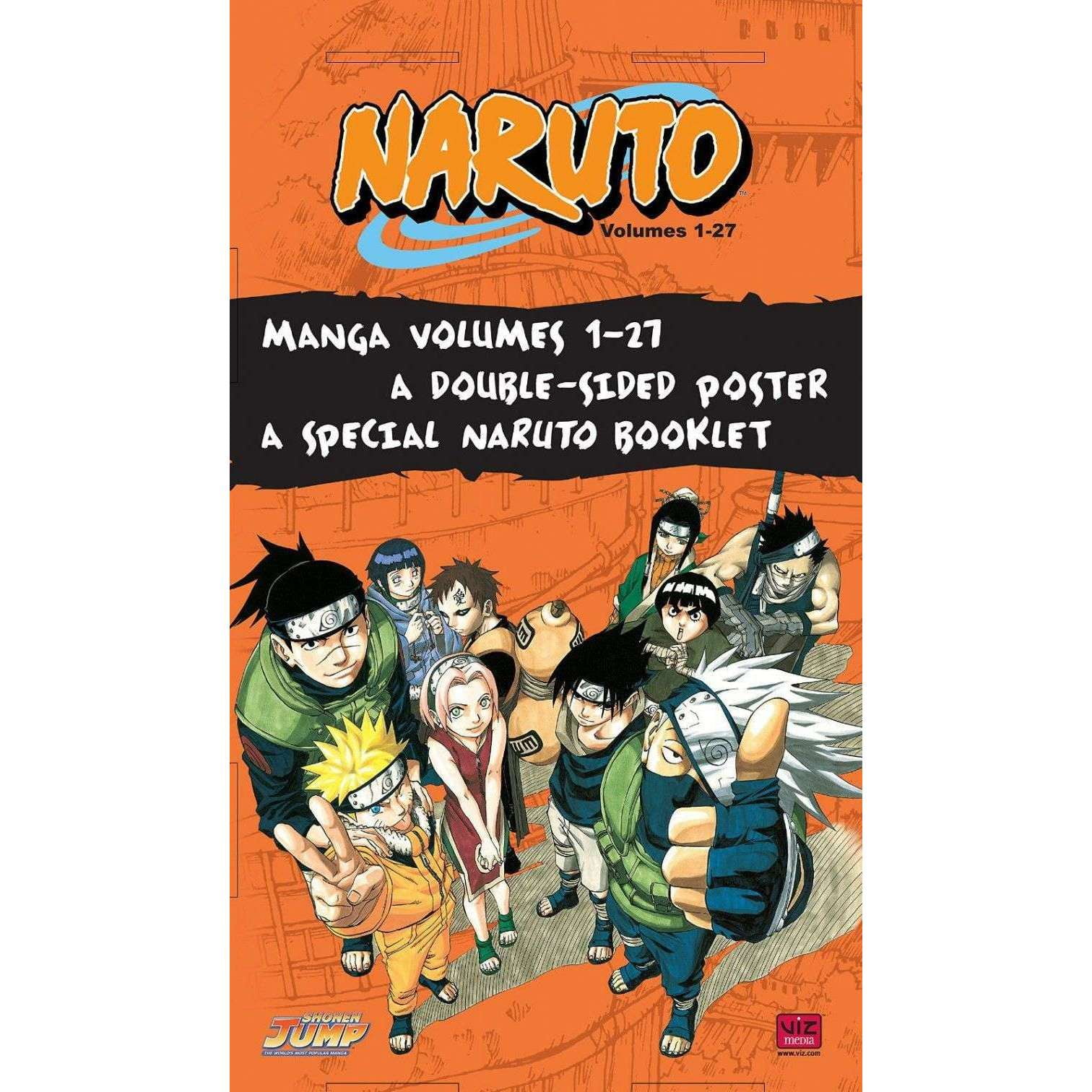 Naruto Complete Manga Box Sets 1, 2, & 3 With Extras-English Brand