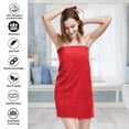 thumbnail image 5 of Lavish Touch 100% Cotton 650 GSM Hydrospun Pack of 72 Wash Towels - Chilli, 5 of 6